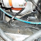Running down under altenator wires now.jpg